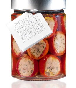 PEPERONCINO RIPIENO CON TONNO CAPPERI E ACCIUGA 320g