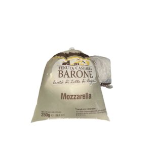 MOZZARELLA 250g Bontà di latte di Bufala tenuta Barone